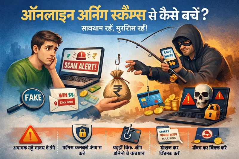 Online earning scams se kaise bache